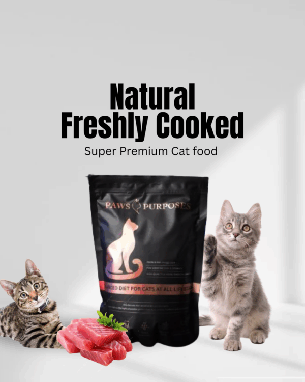 Paws & Purposes Rose Gold Series Super Premium Cat Kibble Natural Ingredients 1kg