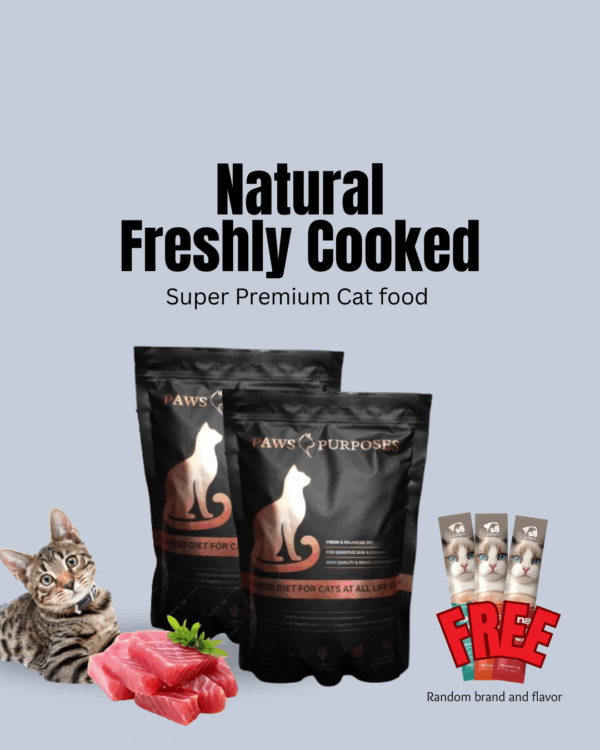 Paws & Purposes Rose Gold Series Super Premium Cat Kibble Natural Ingredients 2KG