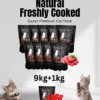 Paws & Purposes Rose Gold Series Super Premium Cat Kibble Natural Ingredients 9kg+1kg